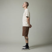 Pass~Port Double Knee Diggers Club Short - Washed Brown