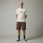Pass~Port Double Knee Diggers Club Short - Washed Brown