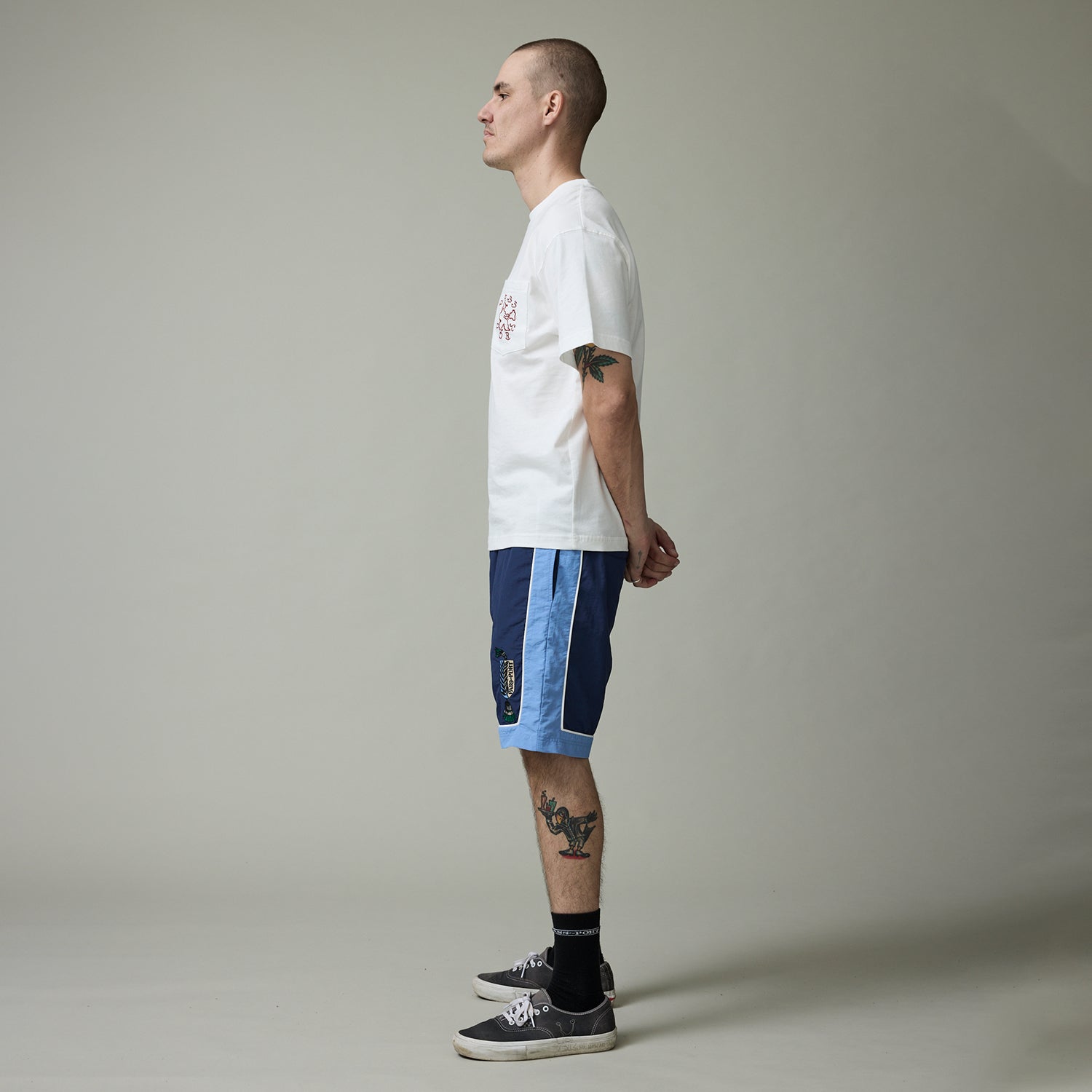 Pass~Port Tassle RPET Casual Short - Navy / Light Blue