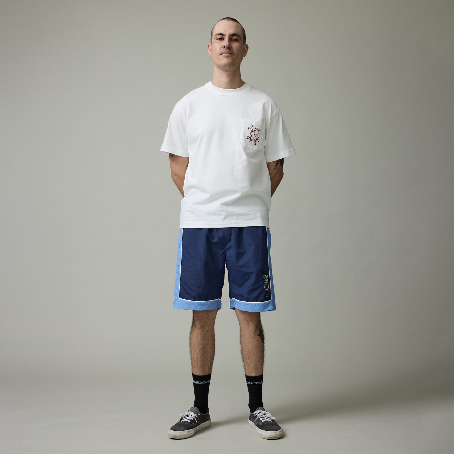 Pass~Port Tassle RPET Casual Short - Navy / Light Blue