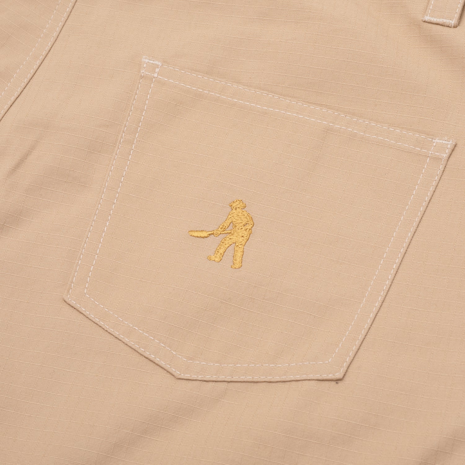 Pass~Port Ripstop Double Knee Diggers Club Pant - Khaki