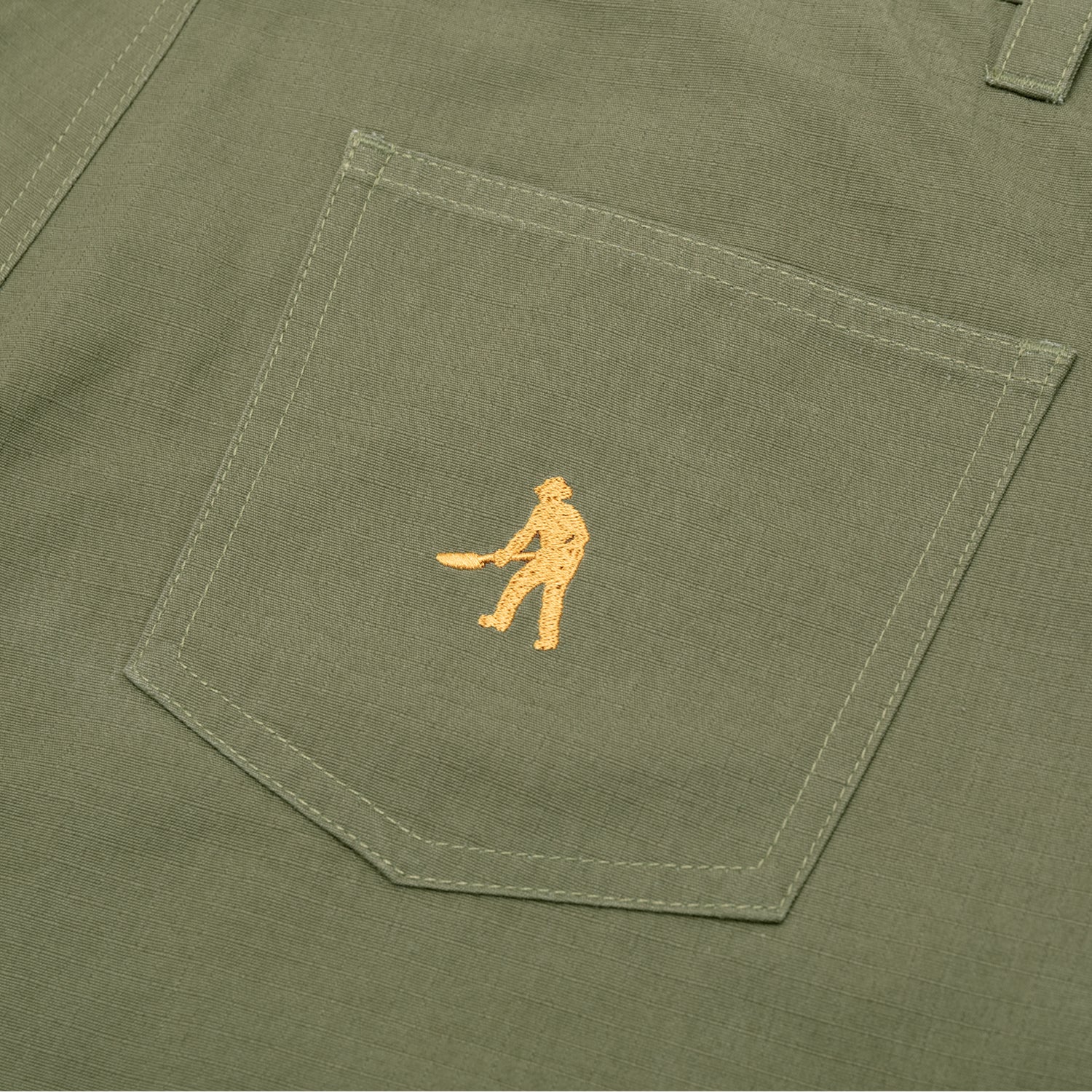 Pass~Port Ripstop Double Knee Diggers Club Pant - Moss