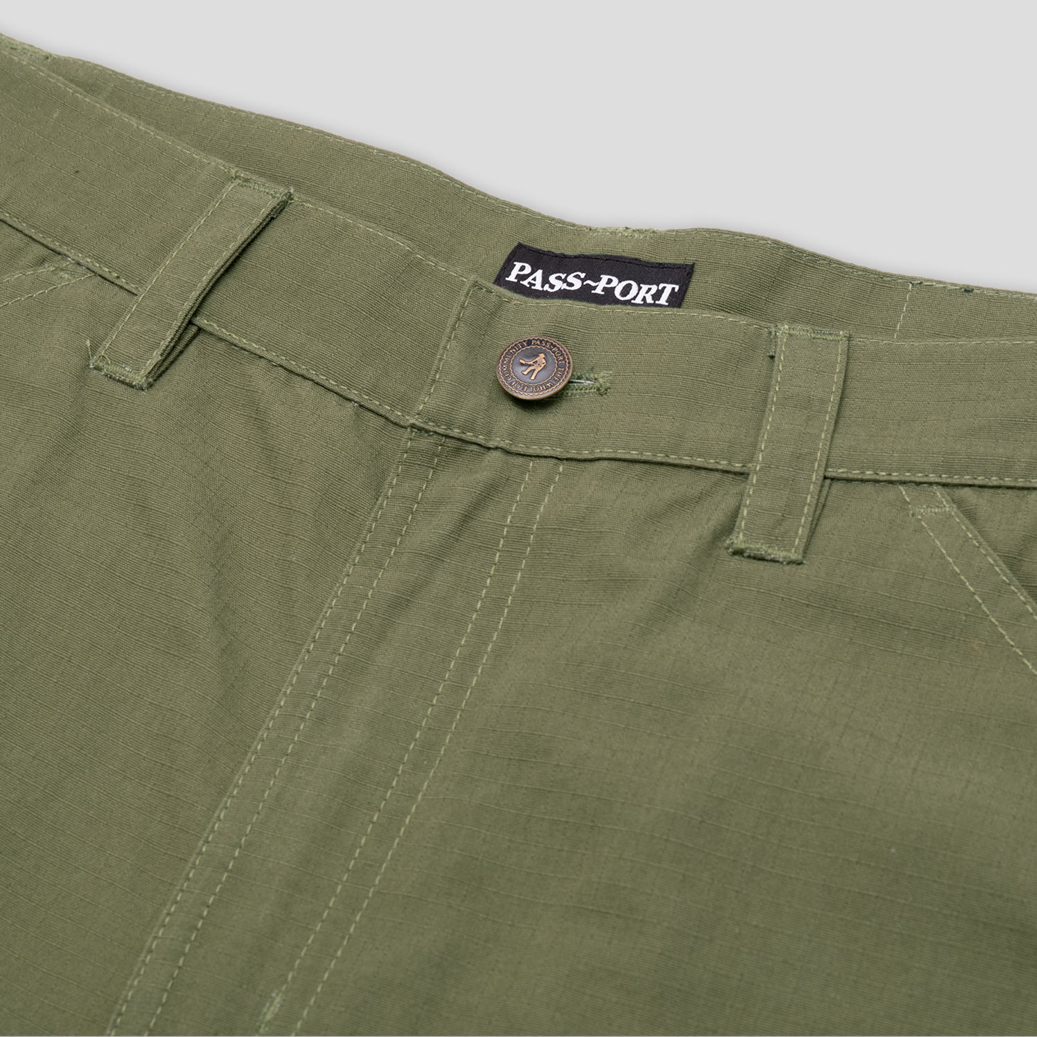Pass~Port Ripstop Double Knee Diggers Club Pant - Moss