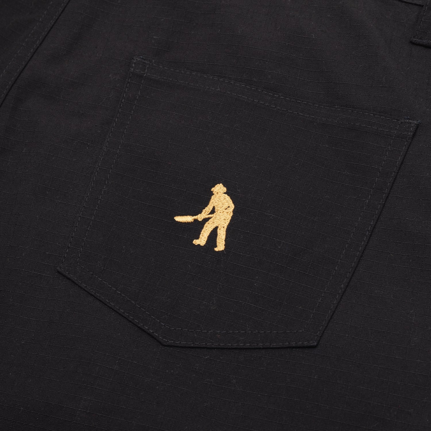 Pass~Port Ripstop Double Knee Diggers Club Pant - Black