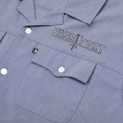 Pass~Port Screwed Casual Shirt - Steel Blue