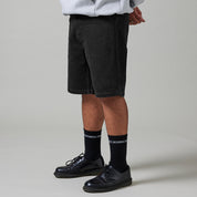 Pass~Port Blended Recycled Cotton Workers Club Jean Short - Washed Black