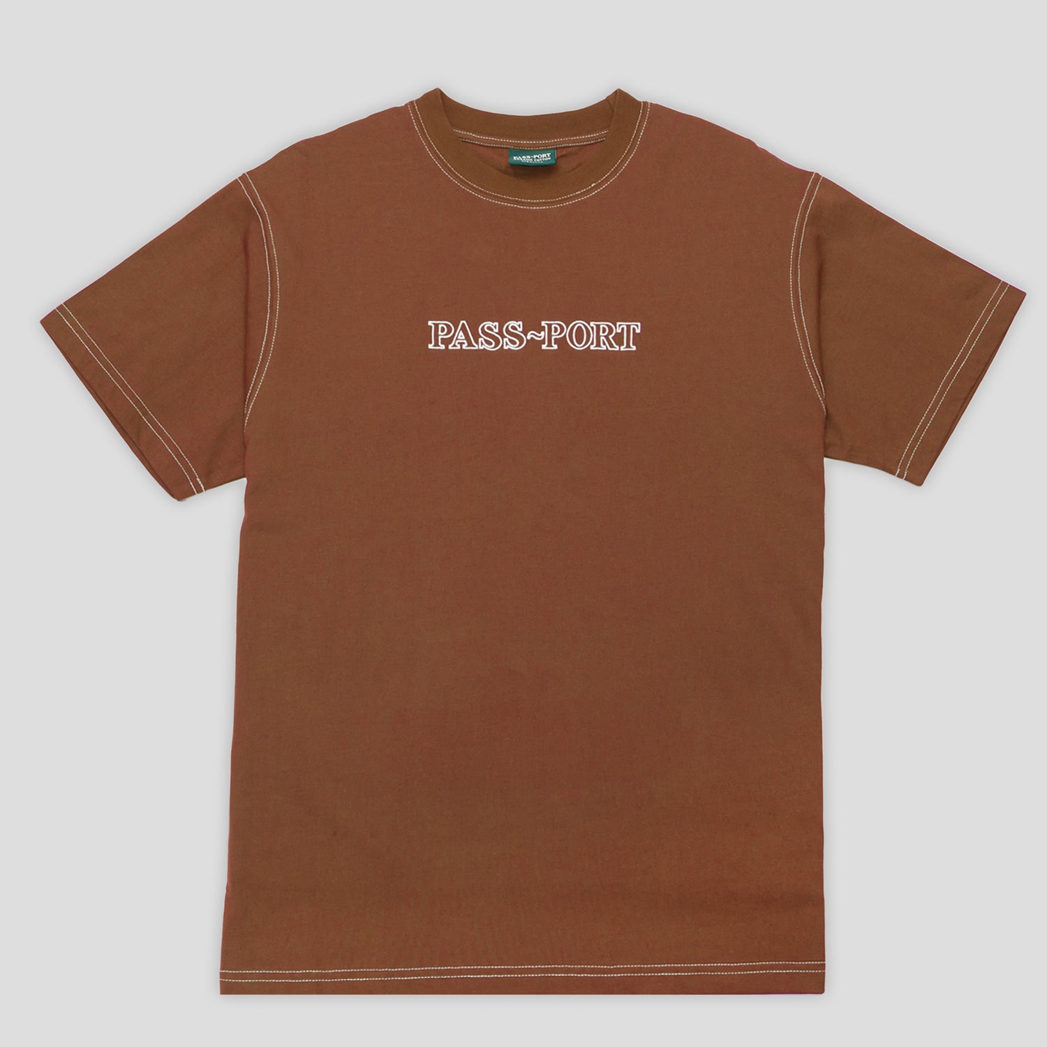 Pass~Port Official Organic Cotton Tee - Deep Rust