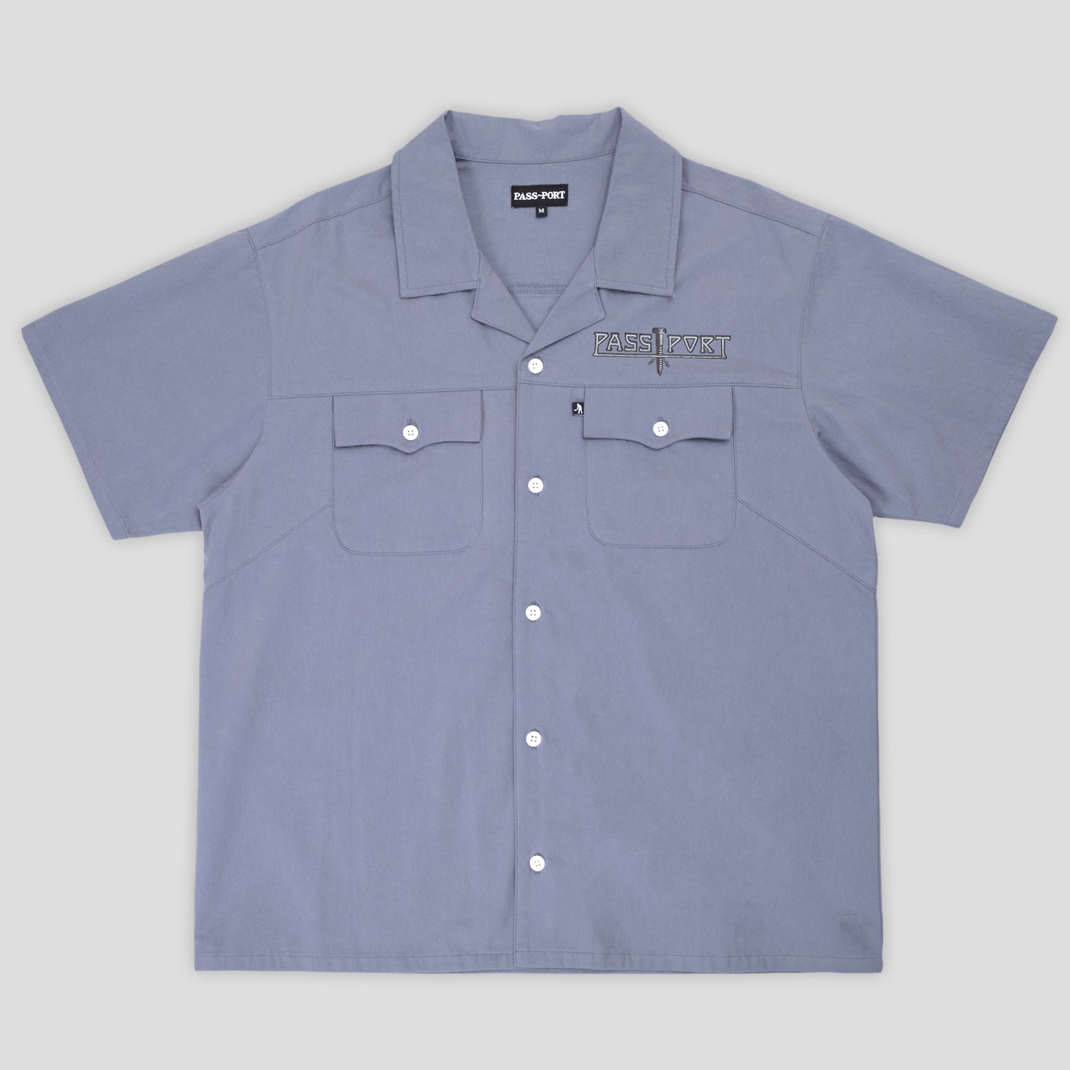 Pass~Port Screwed Casual Shirt - Steel Blue