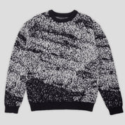 Pass~Port Cave~in Mohair Sweater - Black / Grey