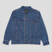 Pass~Port Workers Club Trucker Jacket - Washed Dark Indigo