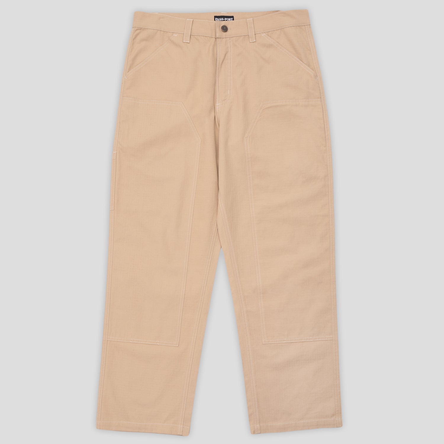 Pass~Port Ripstop Double Knee Diggers Club Pant - Khaki