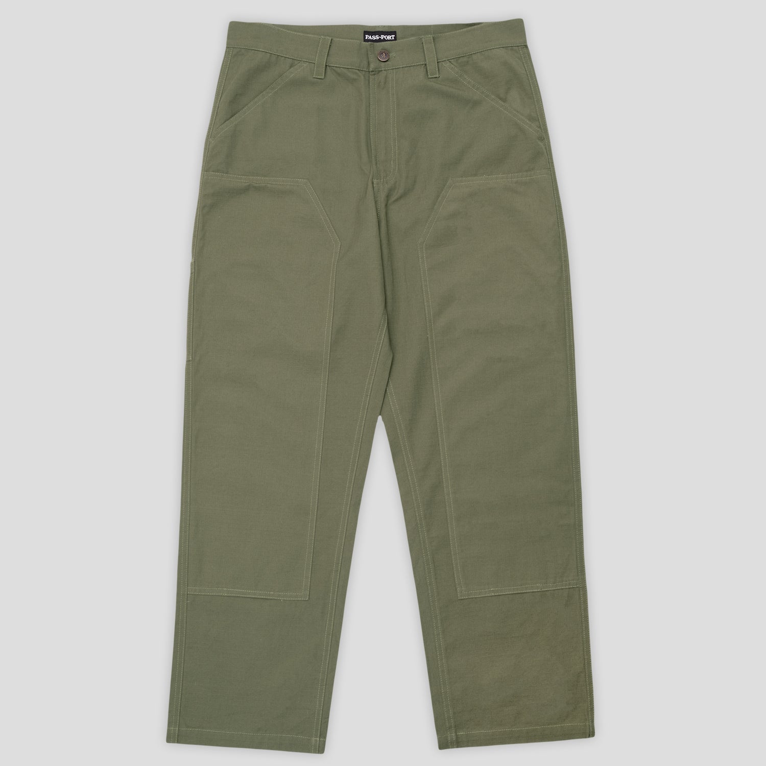 Pass~Port Ripstop Double Knee Diggers Club Pant - Moss