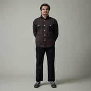 Pass~Port Herringbone Leagues Club Side Stripe Pant - Black / White Stripe