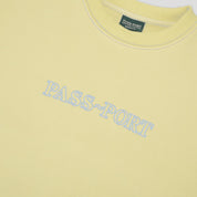 Pass~Port Official Organic Fleece Sweater - Butter Yellow