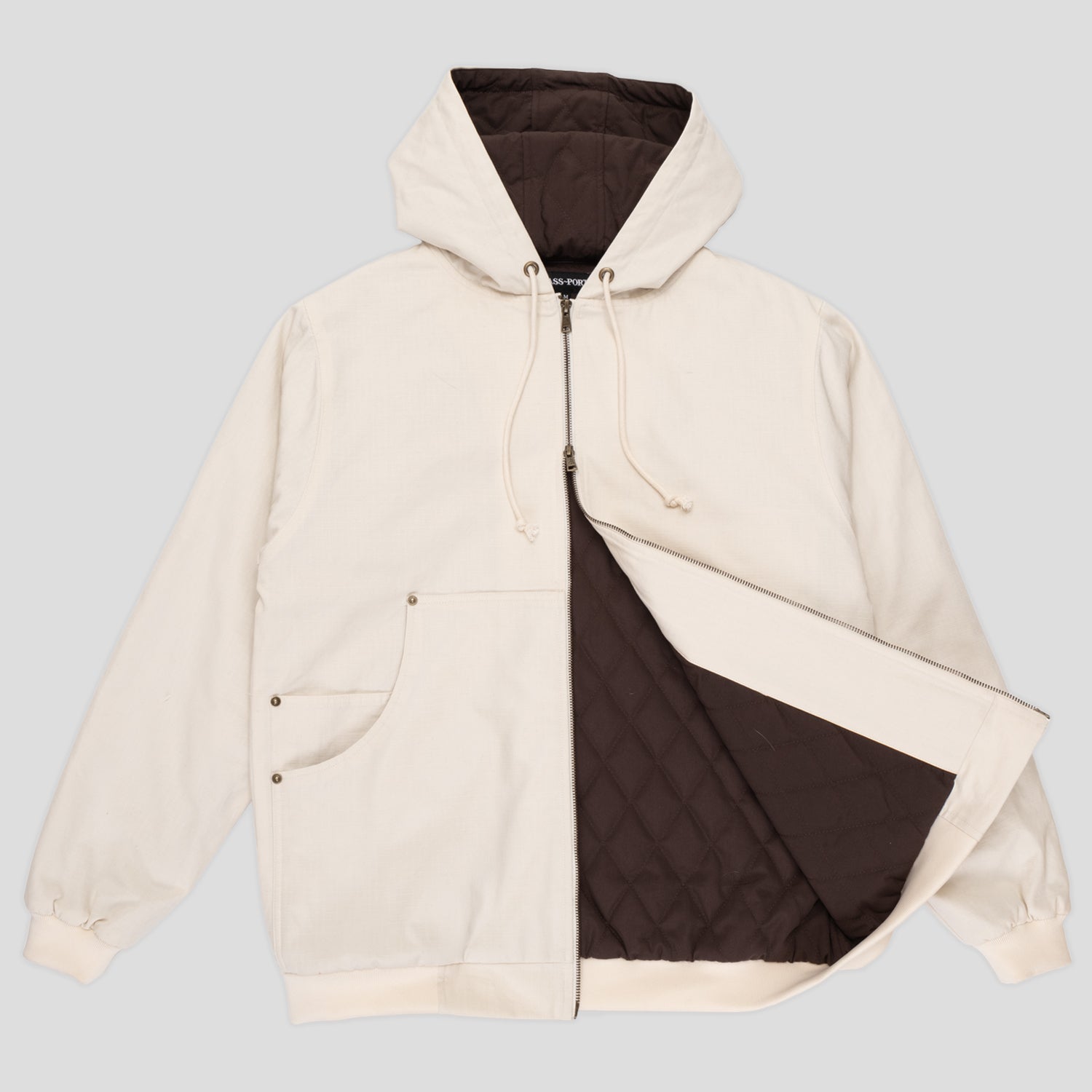 Pass~Port Diggers Club Ripstop Zip Hood - Bone