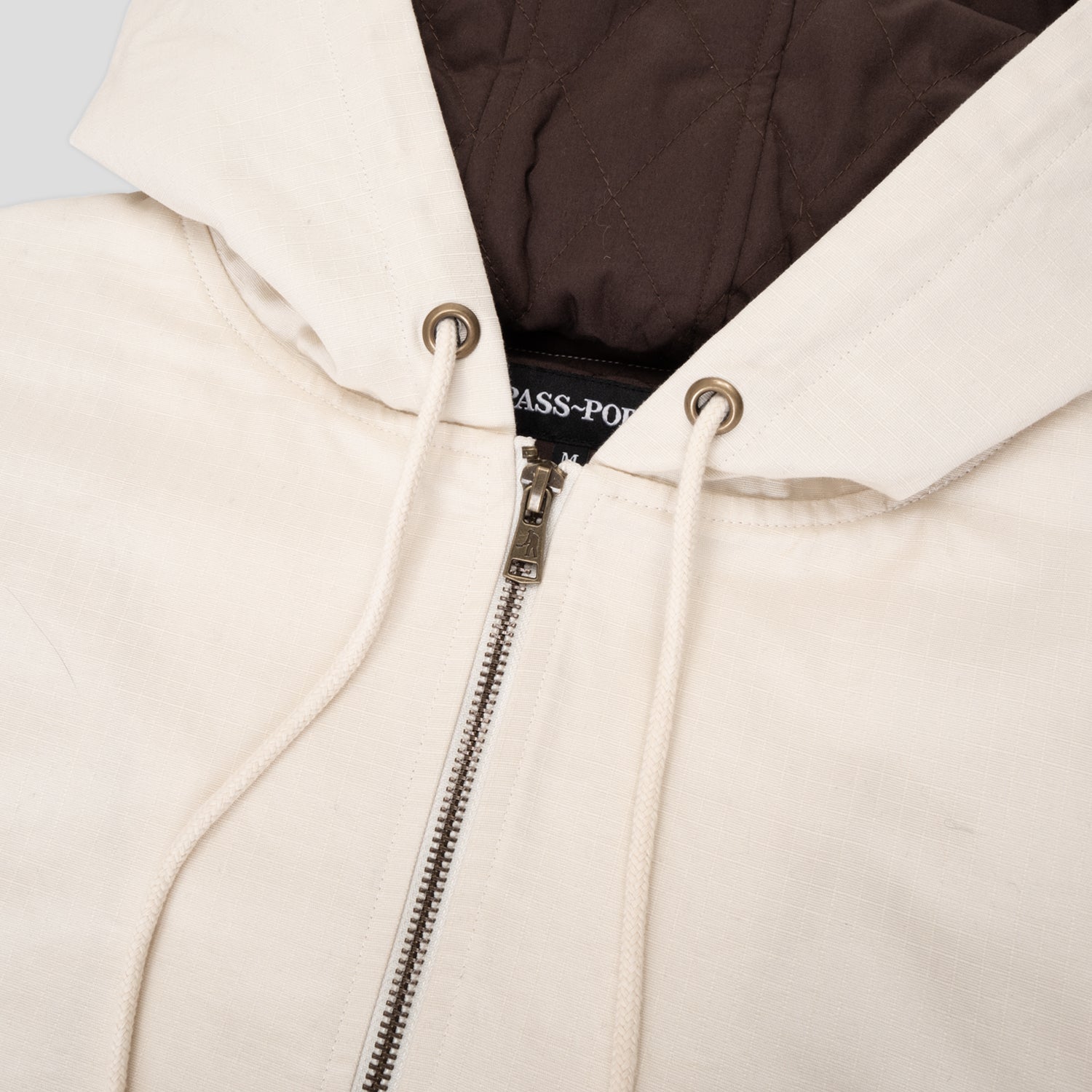 Pass~Port Diggers Club Ripstop Zip Hood - Bone