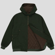 Pass~Port Diggers Club Ripstop Zip Hood - Dark Green