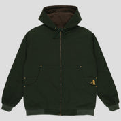 Pass~Port Diggers Club Ripstop Zip Hood - Dark Green