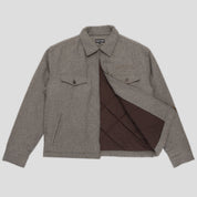 Pass~Port Arthur Wool Zip Jacket - Grey Marle