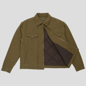 Pass~Port Arthur Wool Zip Jacket - Green Marle