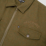 Pass~Port Arthur Wool Zip Jacket - Green Marle