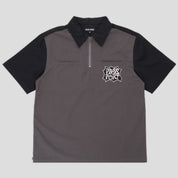 Pass~Port Glyph Packers 1/4 Zip Shirt - Black