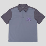 Pass~Port Glyph Packers 1/4 Zip Shirt - Navy