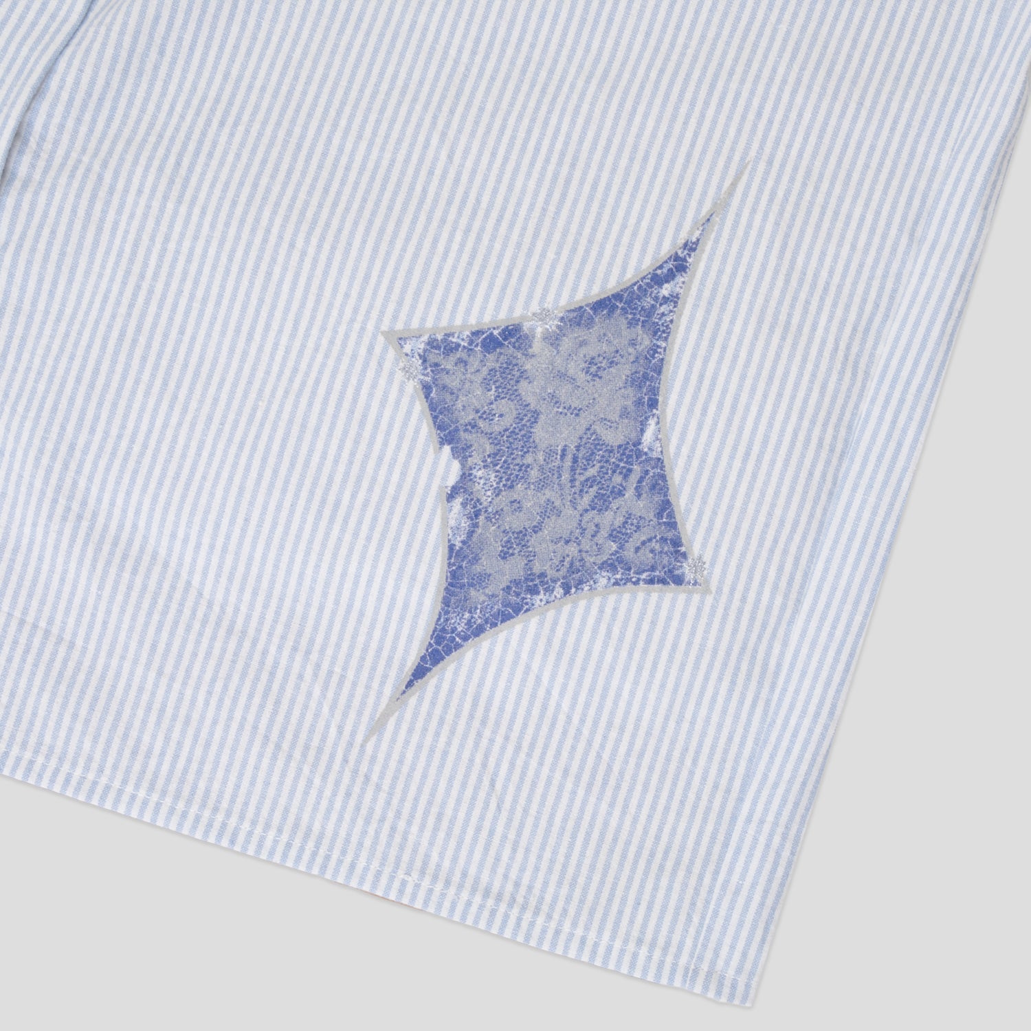 Pass~Port Glint Workers Long Sleeve Shirt - Blue