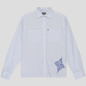 Pass~Port Glint Workers Long Sleeve Shirt - Blue