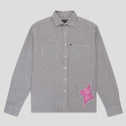 Pass~Port Glint Workers Long Sleeve Shirt - Black