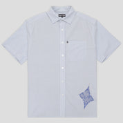Pass~Port Glint Workers Short Sleeve Shirt - Blue