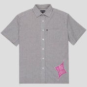 Pass~Port Glint Workers Short Sleeve Shirt - Black