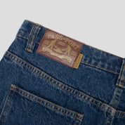 Pass~Port Workers Club Straight Leg Jean - Washed Dark Indigo
