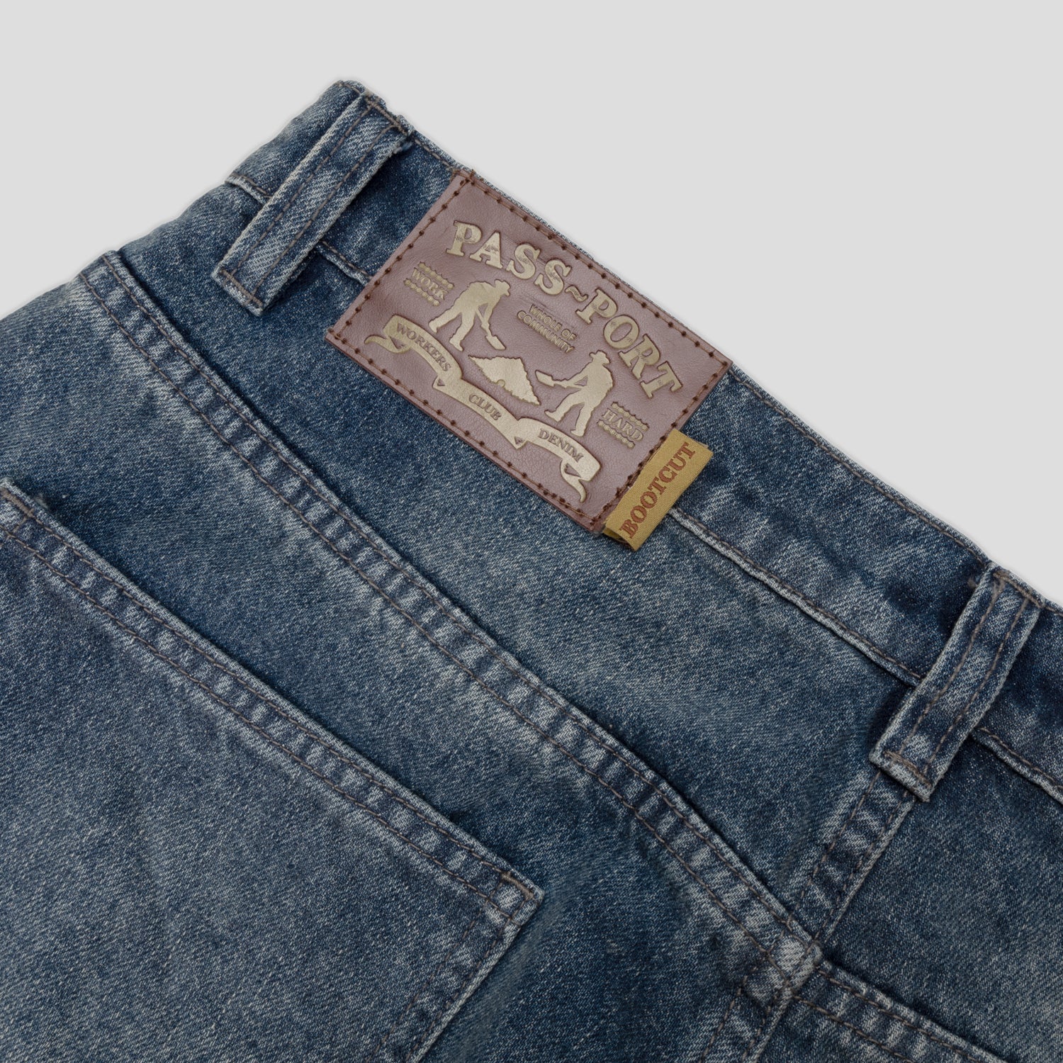 Pass~Port Workers Club Bootcut Jean - Faded Wash Indigo