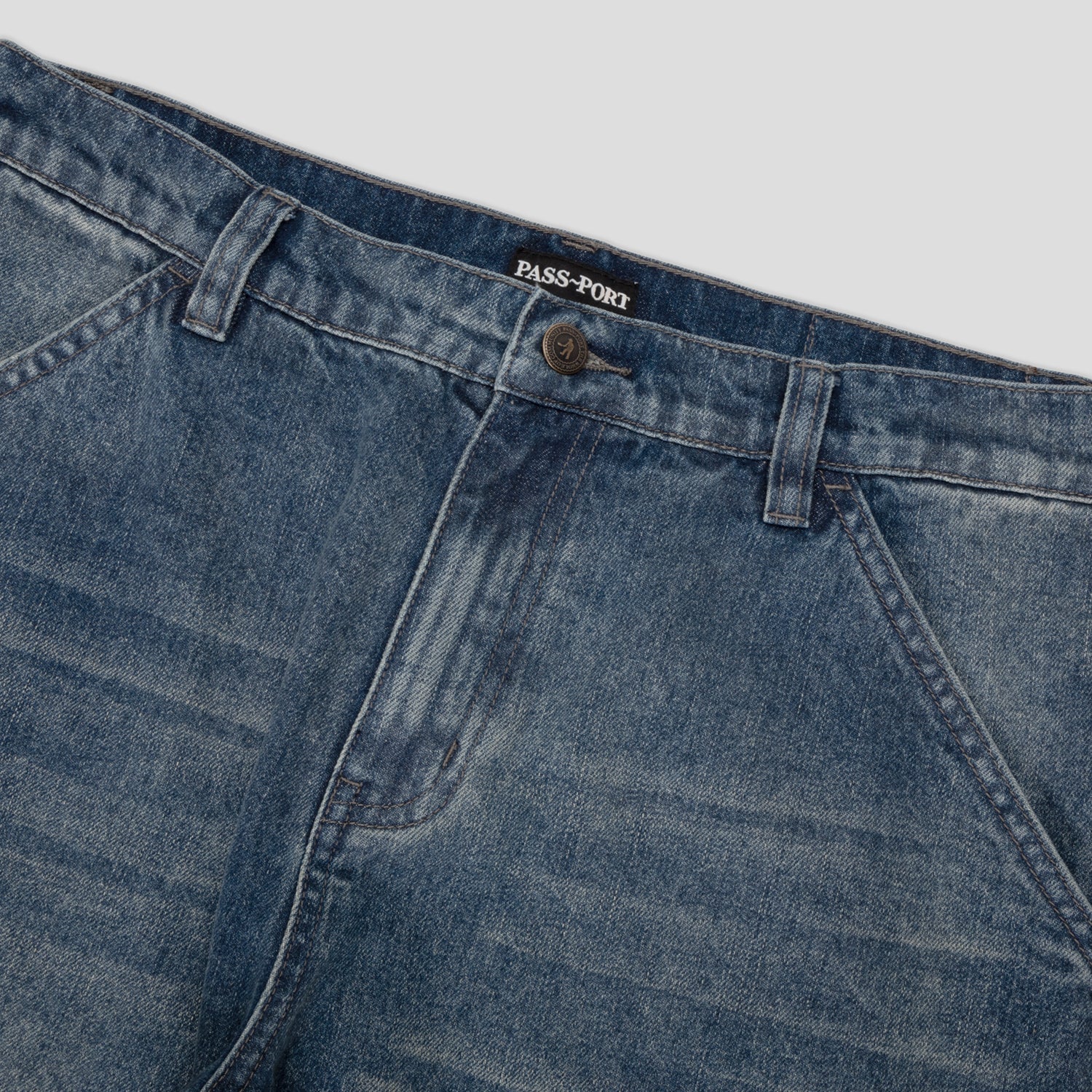 Pass~Port Workers Club Bootcut Jean - Faded Wash Indigo