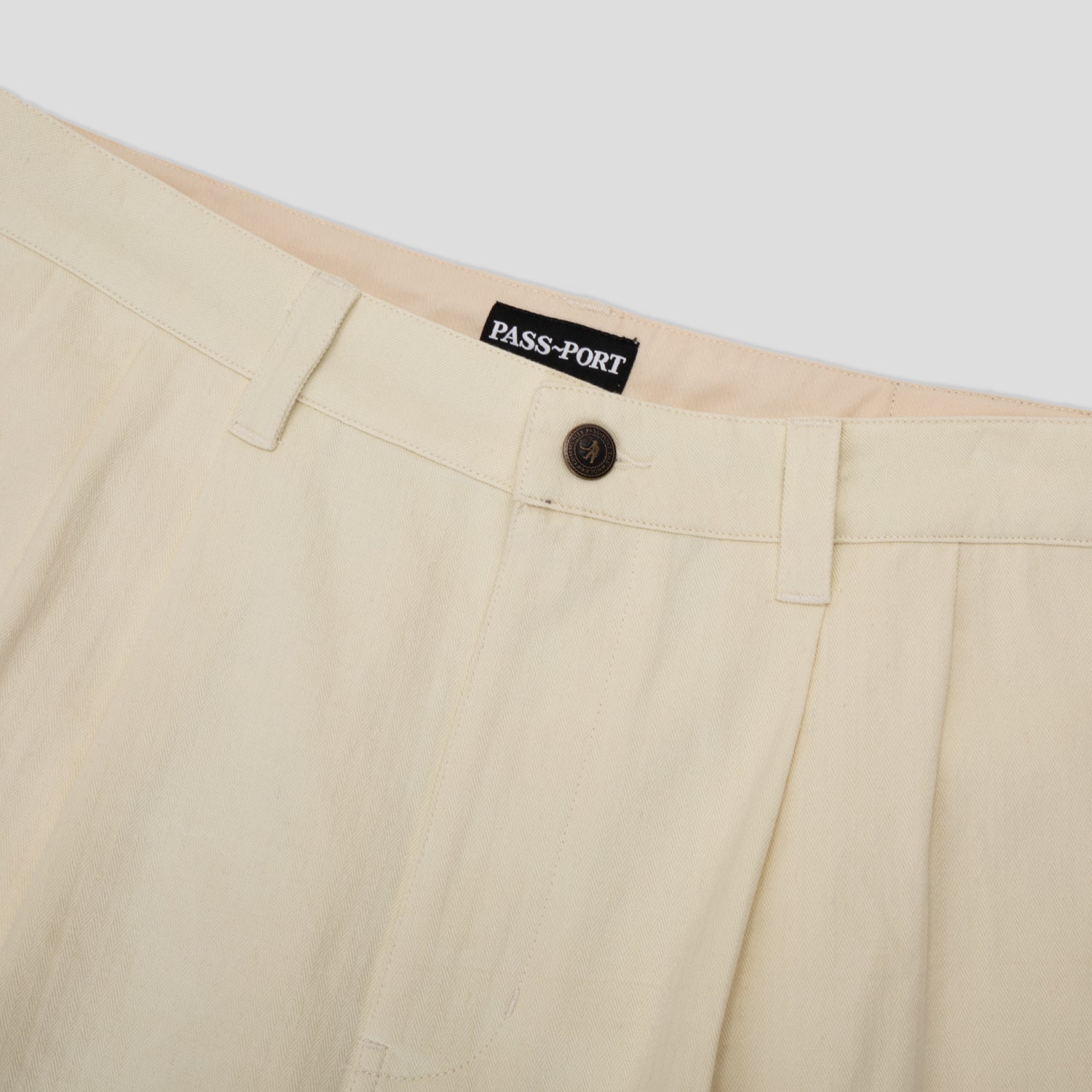Pass~Port Herringbone Leagues Club Pant - Bone