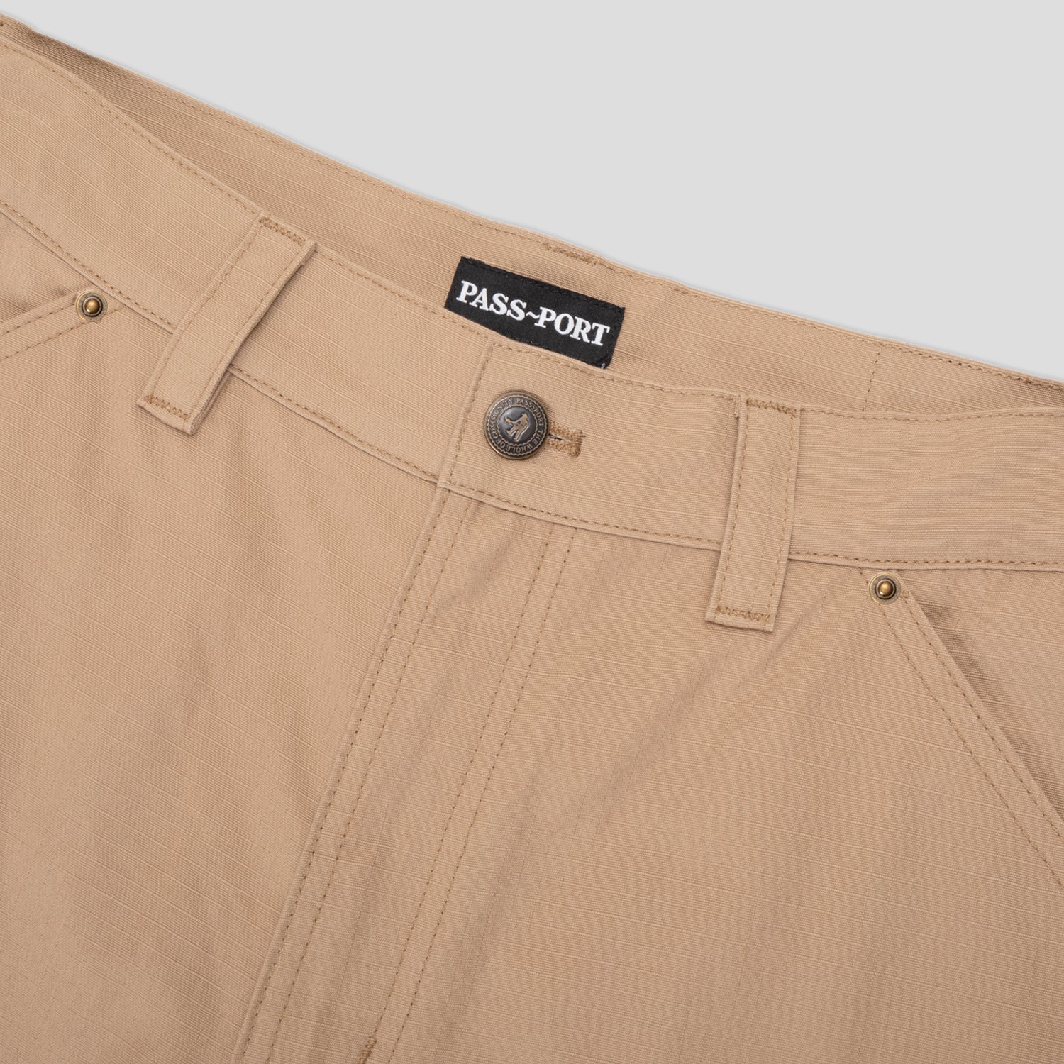 Pass~Port Ripstop Double Knee Diggers Club Pant - Camel