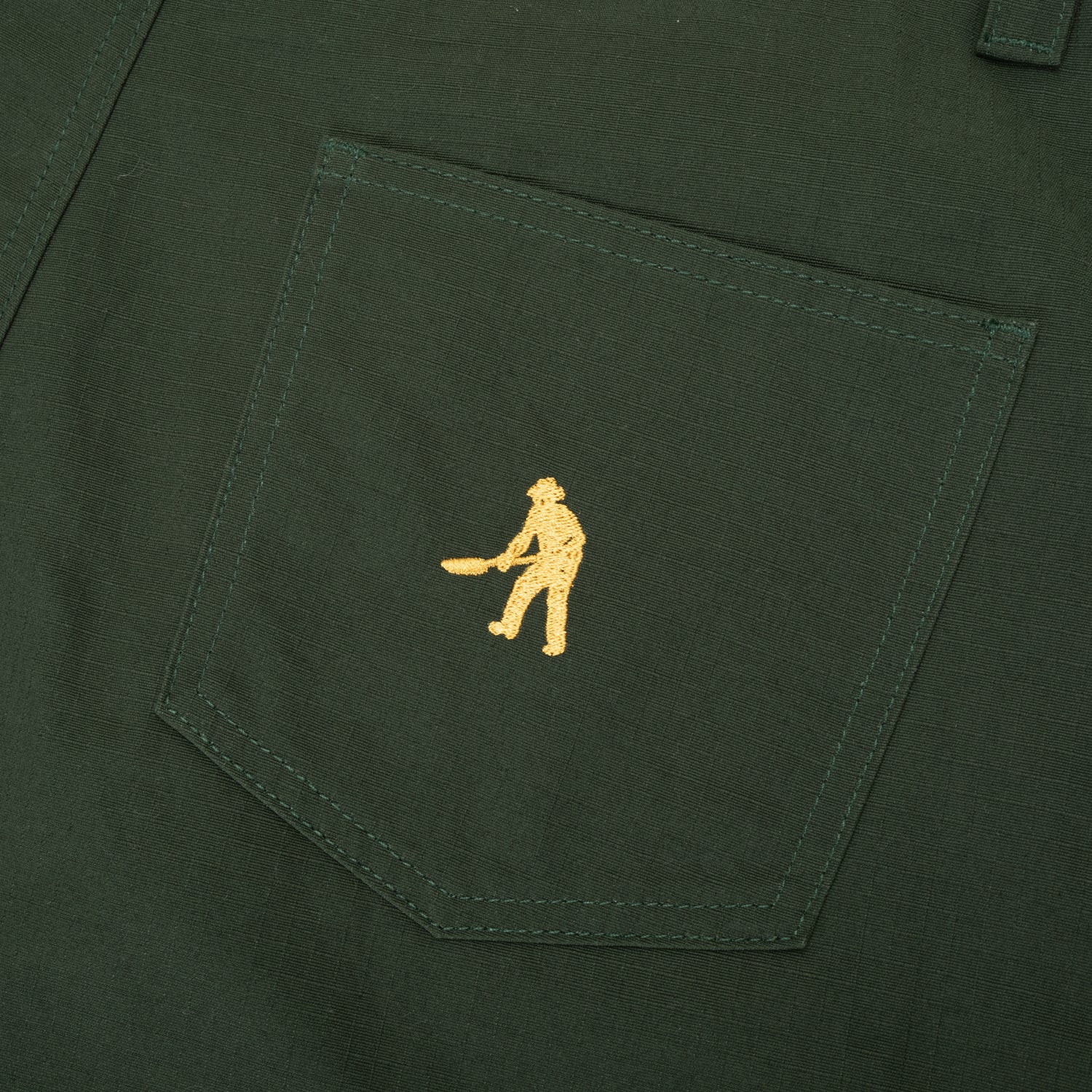 Pass~Port Ripstop Double Knee Diggers Club Pant - Dark Green