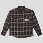 Pass~Port 4 Flowers Flannel Vineyard Shirt - Black