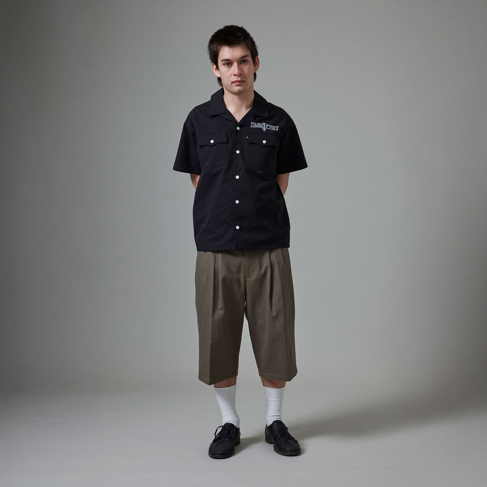 Pass~Port Herringbone Leagues Club Short - Olive