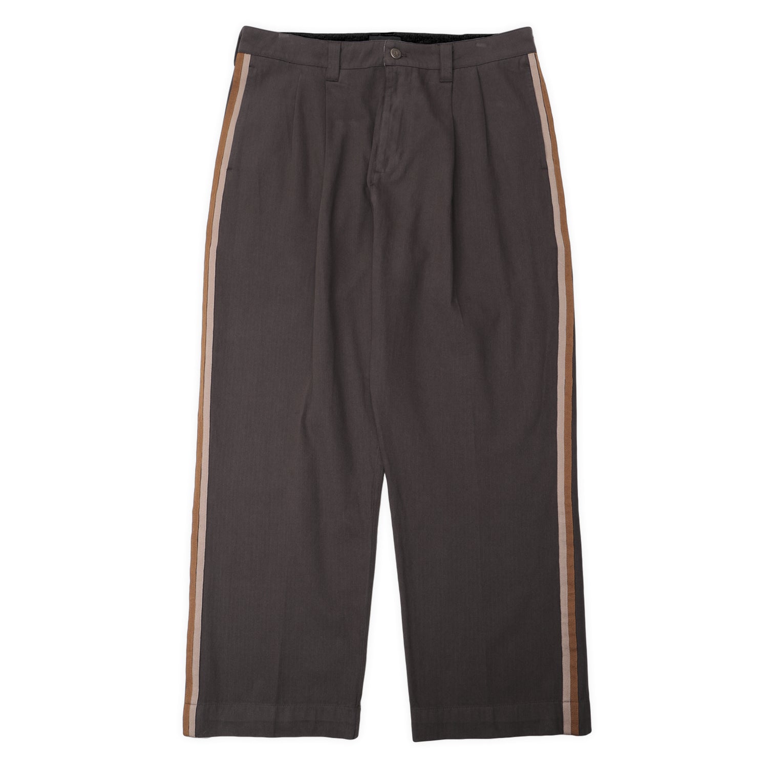 Pass~Port Herringbone Leagues Club Stripe Pant - Dark Brown