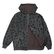 Pass~Port Weathered Diggers Club Zip Hood - Black