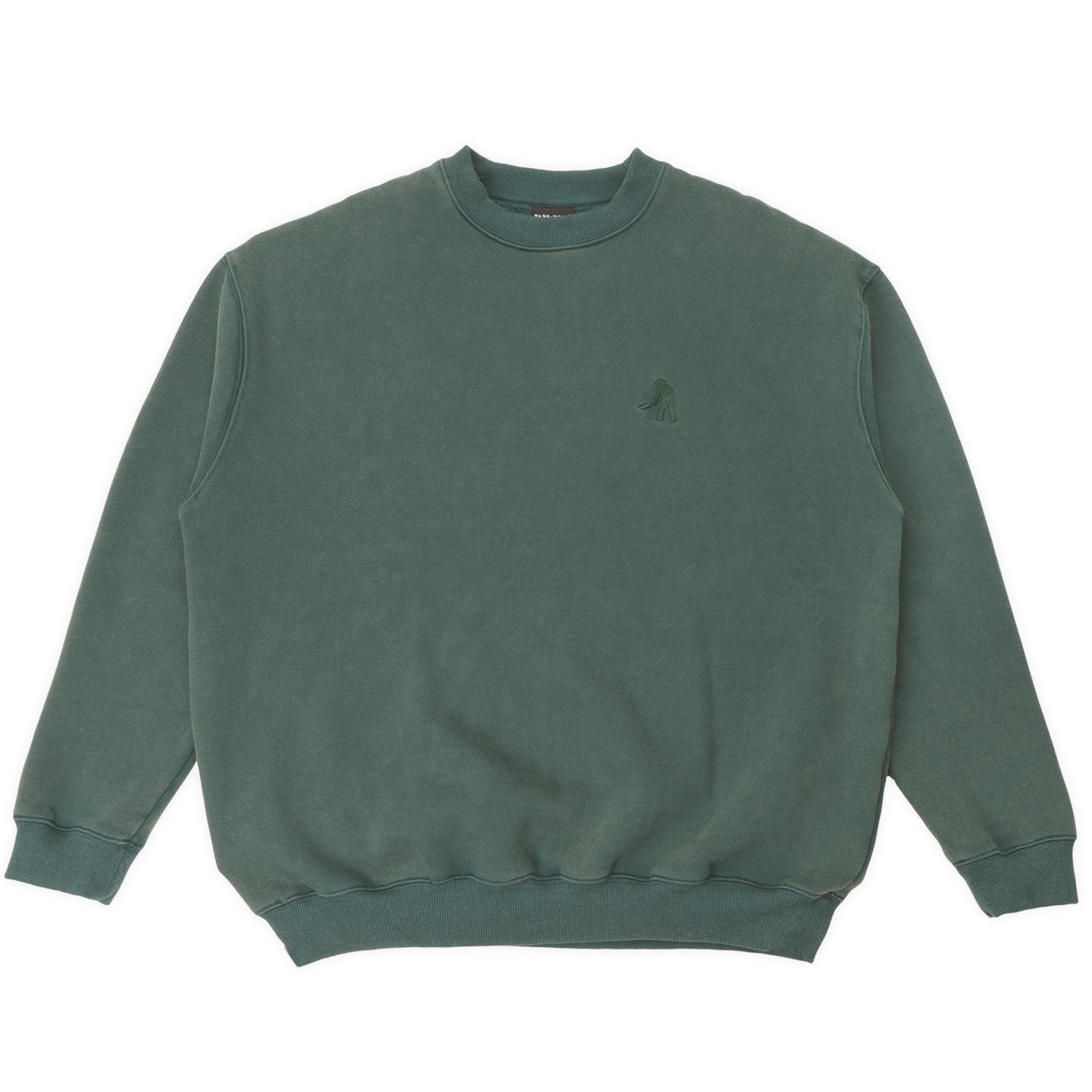 Pass~Port Solid Workers Sweater - Washed Forest Green – Pass~Port USA