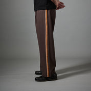 Pass~Port Herringbone Leagues Club Stripe Pant - Dark Brown