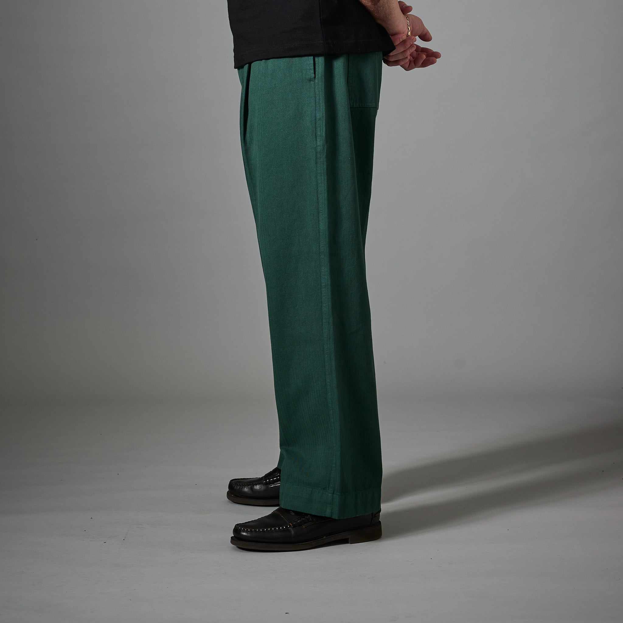 Pass~Port Herringbone Leagues Club Pant - Hunter Green