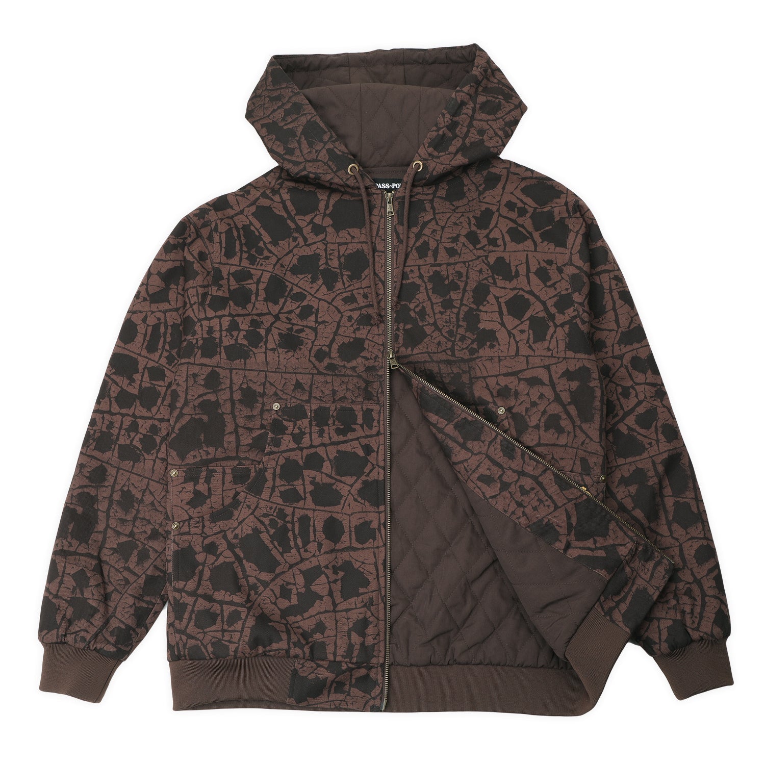 Pass~Port Weathered Diggers Club Zip Hood - Mud