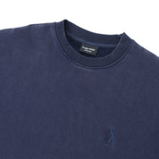 Pass~Port Solid Workers Sweater - Washed Navy