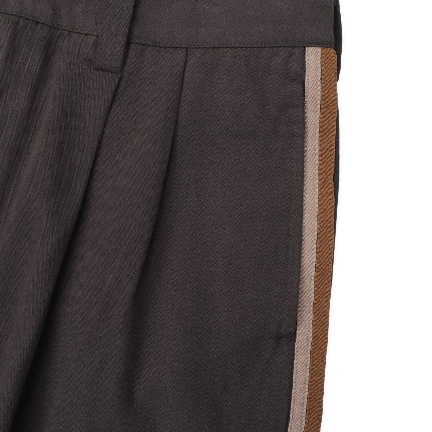 Pass~Port Herringbone Leagues Club Stripe Pant - Dark Brown