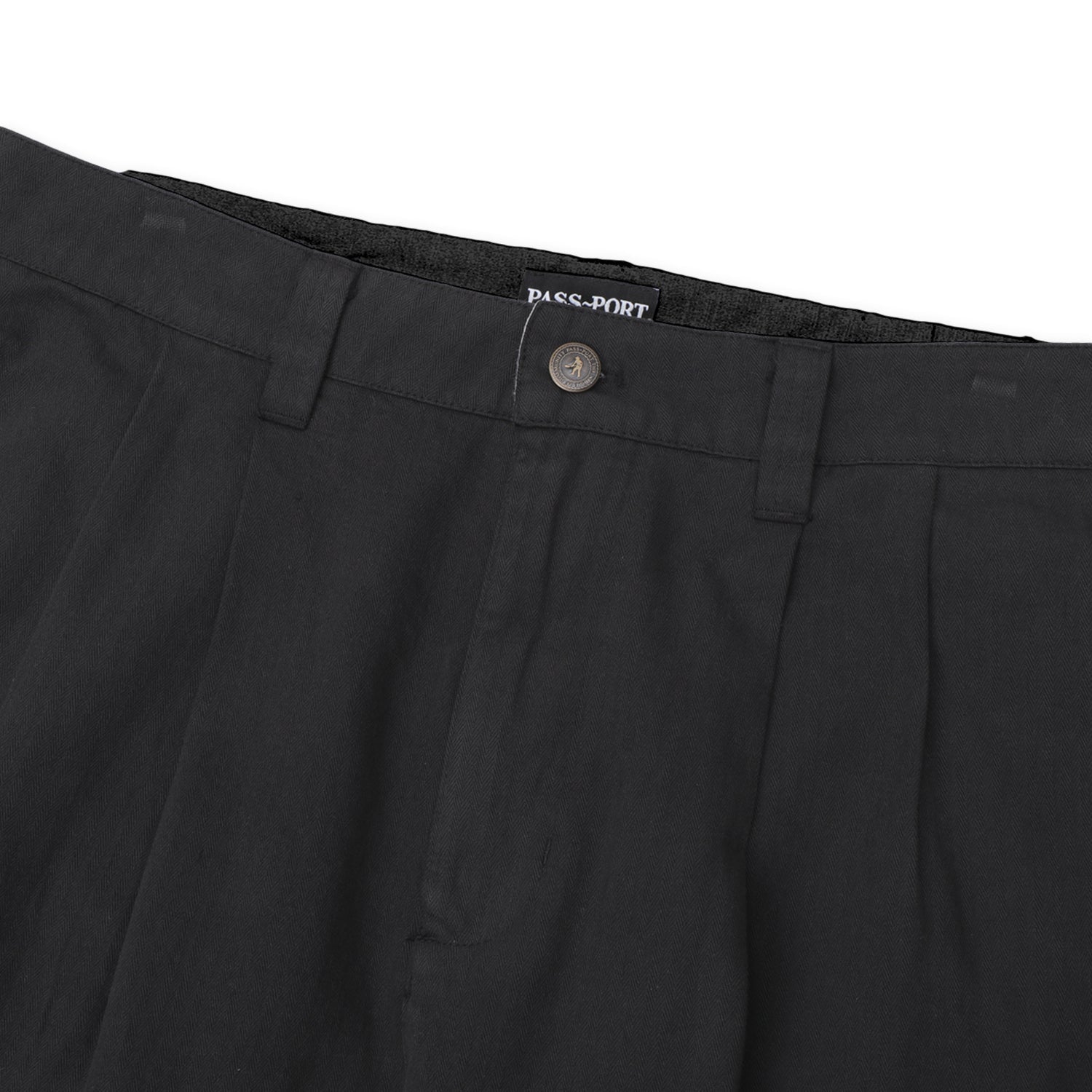 Pass~Port Herringbone Leagues Club Pant - Vintage Black