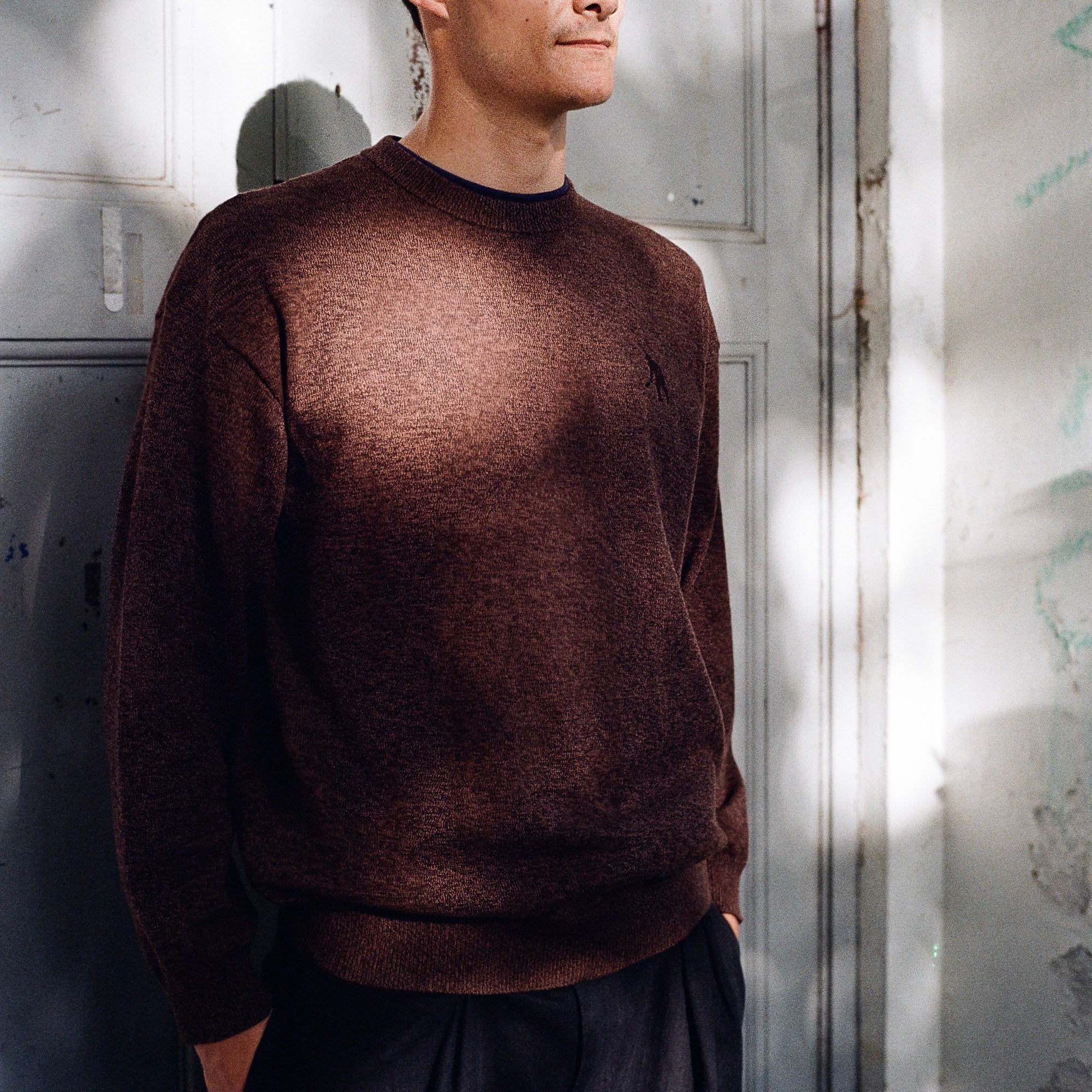 Pass~Port Heather Knit Sweater - Brown